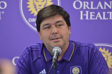 Orlando City SC, Dom Dwyer 'ı tanıtmak için bir basın toplantısı düzenledi..  