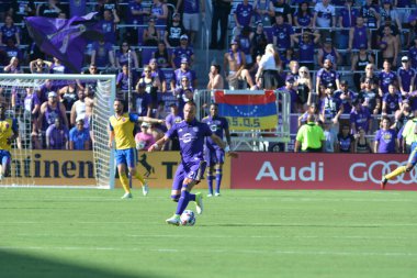 Orlando City 29 Nisan 2017 'de Orlando, Florida' daki Orlando City Stadyumu 'nda Colorado Rapids' e ev sahipliği yaptı.)
