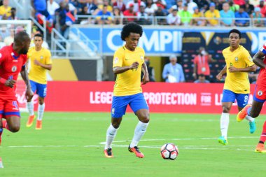 Brezilya, 8 Haziran 2016 tarihinde Orlando Florida 'daki Copa America Centenario' da Haiti ile karşılaştı..