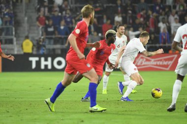 Amerikan Futbol Takımı 15 Kasım 2019 Cuma günü Orlando Florida 'daki Exploria Stadyumu' nda oynanan Concacaf Uluslar Ligi karşılaşmasında Kanada 'ya ev sahipliği yapmaktadır.