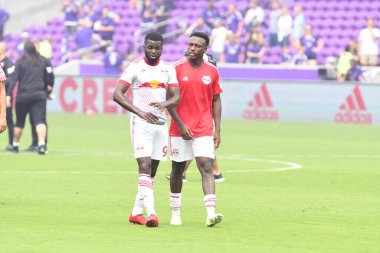 Orlando City, 31 Mart 2018 'de Orlando Florida' daki Exploria Stadyumu 'nda New York Red Bulls' a ev sahipliği yaptı..  