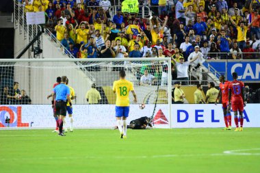 Brezilya, 8 Haziran 2016 tarihinde Orlando Florida 'daki Copa America Centenario' da Haiti ile karşılaştı..