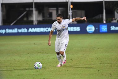 Los Angeles Galaksisi, 14 Temmuz 2020 'de Orlando Florida ABD' deki ESPN Vahşi Spor Dünyası 'nda düzenlenen MLS Sırt Turnuvası sırasında Portland Timbers ile karşı karşıya geldi..