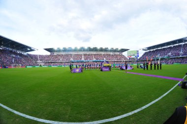 Orlando City, 5 Mart 2017 'de Orlando City Stadyumu' nda NYC FC 'ye ev sahipliği yaptı..  