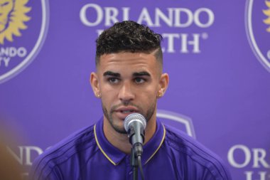 Orlando City SC, Dom Dwyer 'ı tanıtmak için bir basın toplantısı düzenledi..  