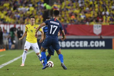 ABD Kolombiya 'ya karşı Raymond James Stadyumu, Tampa Florida' da 11 Ekim 2018 'de. Fotoğraf: Marty Jean-Louis