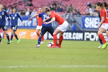 Japonya, İngiltere 'ye karşı Raymond James Stadyumu' nda 5 Mart 2019 'da Tampa Florida' da. 