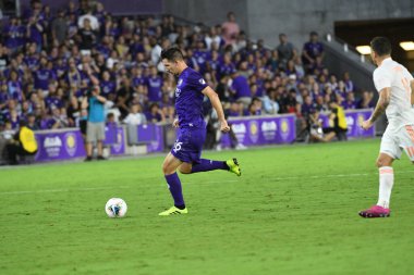 Orlando City SC, 6 Ağustos Salı günü Orlando Florida 'daki Exploria Stadyumu' nda oynanan ABD Kupası sırasında Atlanta United FC 'ye ev sahipliği yaptı..