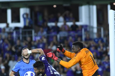 Orlando City 26 Temmuz 2018 'de Florida Exploria Stadyumu' nda NYC FC 'ye ev sahipliği yaptı. Fotoğraf: Marty Jean-Louis