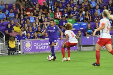 Orland Pride, 25 Ağustos 2018 'de Orlando Florida' daki Exploria Stadyumu 'nda Chicago Red Stars' a ev sahipliği yapıyor..  