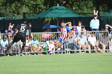 30 Temmuz 2019 'da Orlando Florida' daki Disney 'in Vahşi Spor Dünyası' nda düzenlenen MLS Allstar Haftası sırasında MLS Homegrown oyunu.