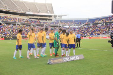 Brezilya, 8 Haziran 2016 tarihinde Orlando Florida 'daki Copa America Centenario' da Haiti ile karşılaştı..