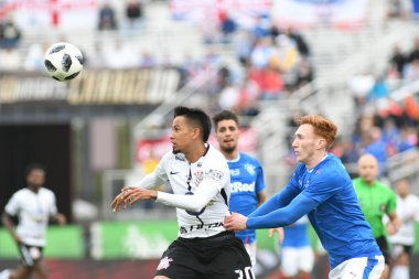 13 Ocak 2018 'de Orlando Florida' daki Spektrum Stadyumu 'nda düzenlenen Florida Kupası' nda Korucular Corinthianlara karşı..