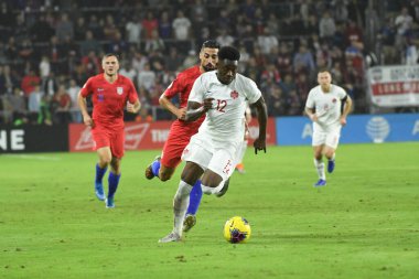 Amerikan Futbol Takımı 15 Kasım 2019 Cuma günü Orlando Florida 'daki Exploria Stadyumu' nda oynanan Concacaf Uluslar Ligi karşılaşmasında Kanada 'ya ev sahipliği yapmaktadır.
