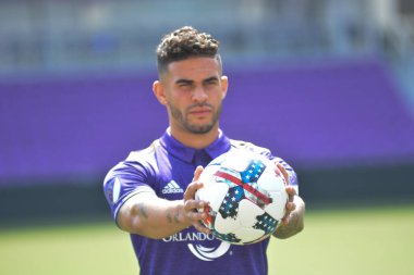 Orlando City SC, Dom Dwyer 'ı tanıtmak için bir basın toplantısı düzenledi..  