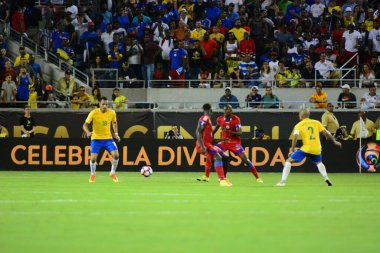 Brezilya, 8 Haziran 2016 tarihinde Orlando Florida 'daki Copa America Centenario' da Haiti ile karşılaştı..