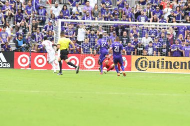 Orlando City, 31 Mart 2018 'de Orlando Florida' daki Exploria Stadyumu 'nda New York Red Bulls' a ev sahipliği yaptı..