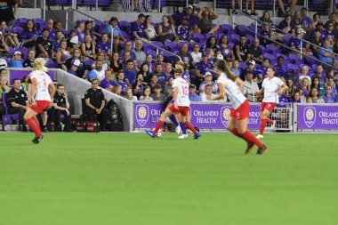 Orland Pride, 25 Ağustos 2018 'de Orlando Florida' daki Exploria Stadyumu 'nda Chicago Red Stars' a ev sahipliği yapıyor..  