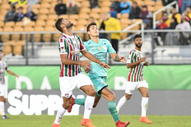 Fluminense, Florida Kupası 'nda 15 Ocak 2018' de Orlando Florida 'da oynanan Spektrum Stadyumu' nda Barcelona SC 'ye karşı..
