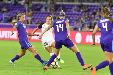 Orlando Pride, 23 Mayıs 2018 'de Orlando Florida' daki Exploria Stadyumu 'nda Kuzey Carolina Cesareti' ne ev sahipliği yapmaktadır..  