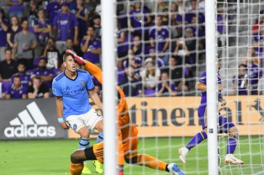 Orlando City 26 Temmuz 2018 'de Florida Exploria Stadyumu' nda NYC FC 'ye ev sahipliği yaptı. Fotoğraf: Marty Jean-Louis