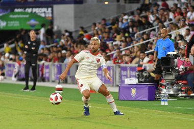 Flamengo Eintracht Frankfurt 'a karşı 12 Ocak 2019 Cumartesi günü Orlando City Stadyumu' nda. 