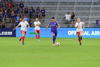 Orland Pride, 25 Ağustos 2018 'de Orlando Florida' daki Exploria Stadyumu 'nda Chicago Red Stars' a ev sahipliği yapıyor..  