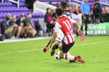 Korintliler, 10 Ocak 2018 'de Orlando City Stadyumu' nda düzenlenen Florida Kupası 'nda PSV Eindhoven' a karşı..  