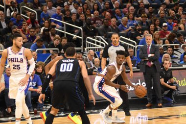 Orlando Magic, Philadelphia 76ers 'ı 14 Kasım 2018' de Orlando Florida 'daki Amway Center' da ağırlıyor..