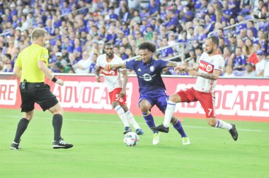 Orlando City, 5 Temmuz 2017 'de Orlando City Stadyumu' nda Toronto FC 'ye ev sahipliği yaptı..  