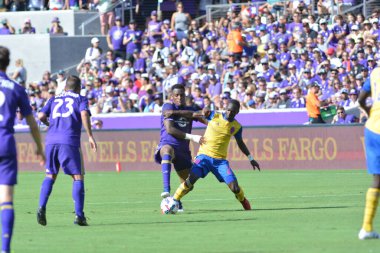 Orlando City 29 Nisan 2017 'de Orlando, Florida' daki Orlando City Stadyumu 'nda Colorado Rapids' e ev sahipliği yaptı.)