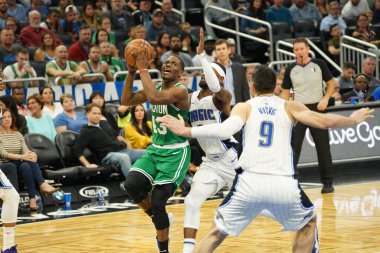 Orlando Magic, Boston Celtics 'i 24 Ocak 2020' de Orlando, Florida 'da Amway Center' da ağırladı.
