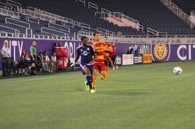 Orlando City SC, 29 Haziran 2016 'da Orlando Florida' daki Kamp Dünyası Stadyumu 'nda Fort Lauderdale Strikers' a ev sahipliği yaptı..