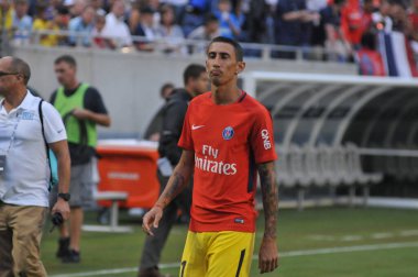 Paris Saint-Germain, Tottenham Hotspur 'a karşı 22 Temmuz 2017' de Orlando Florida 'daki Citrus Bowl' da.  