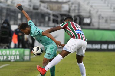 Fluminense, Florida Kupası 'nda 15 Ocak 2018' de Orlando Florida 'da oynanan Spektrum Stadyumu' nda Barcelona SC 'ye karşı..