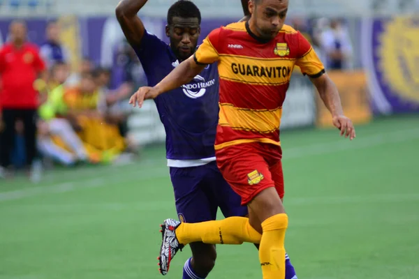 Orlando City SC, 29 Haziran 2016 'da Orlando Florida' daki Kamp Dünyası Stadyumu 'nda Fort Lauderdale Strikers' a ev sahipliği yaptı..
