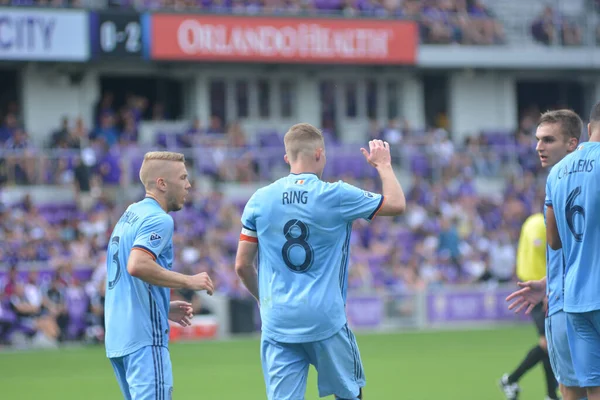 Orlando City Host New York City Orlando City Stadium Orlando — Fotografia de Stock