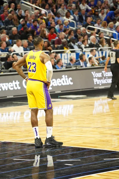 Orlando Magic Värd För Lakers Amway Center Orlando Forida Onsdagen — Stockfoto