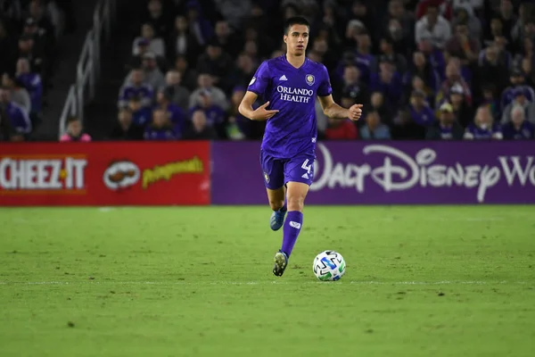 Orlando City Empfängt Real Salt Lake Exploria Stadium Samstag Den — Stockfoto