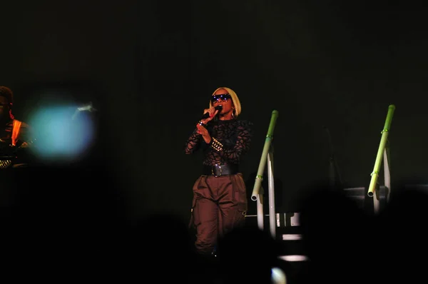 Mary Blige Tamar Braxton Énekesek 2015 November Floridai Cfe Arénában — Stock Fotó