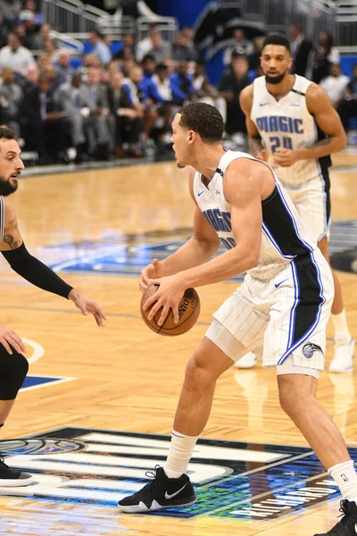 Orlando Magic Приймає San Antonio Spurs Amway Center Орландо Флорида — стокове фото