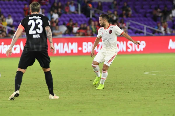 Flamengo Eintracht Frankfurt Στο Orlando City Stadium Σάββατο Ιανουαρίου 2019 — Φωτογραφία Αρχείου