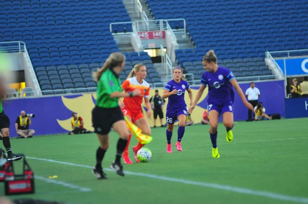 Orlando Pride Hospeda Houston Dash Estádio Mundial Camping Orlando Florida — Fotografia de Stock