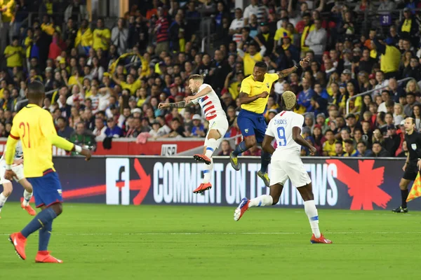 Men National Team Host Ecuador National Team Orlando City Stadium — Stock Photo, Image