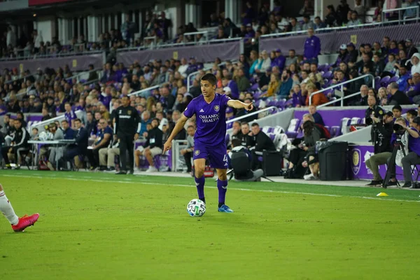 Orlando City Şubat 2020 Tarihinde Exploria Stadyumu Nda Real Salt — Stok fotoğraf