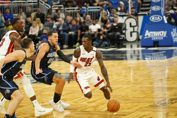 Basketbalwedstrijd Nba Seizoen Orlando Magic Miami Heat Januari 2020 — Stockfoto