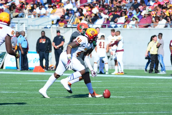 Florida Rattlers Zmierzą Się Bethune Cookman Wildcats Durig Florida Classics — Zdjęcie stockowe