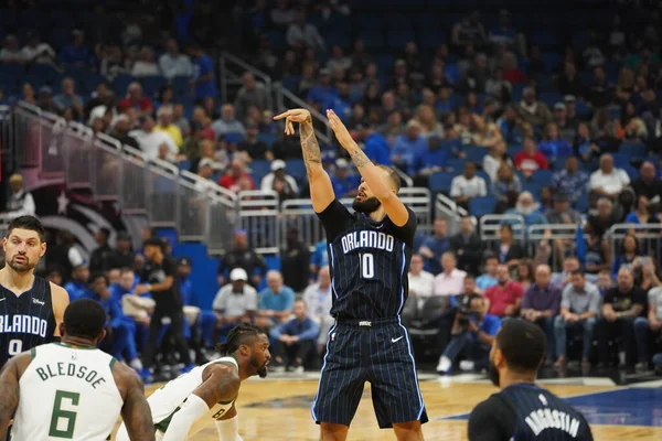 Orlando Magic Accueille Les Bucks Milwaukee Amway Center Orlando Floride — Photo