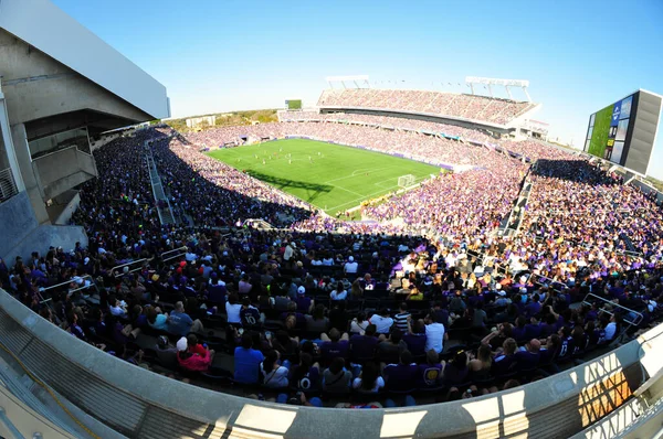 Orlando City Gastheer Real Salt Lake Bij Citrus Bowl Orlando — Stockfoto