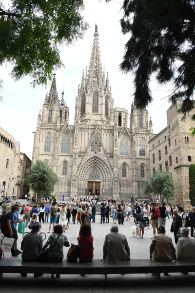 Kilátás Templom Expiatori Szent Család Barcelona — Stock Fotó